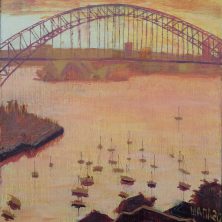 Мост Харбор-Бридж в Сиднее. Австралия.