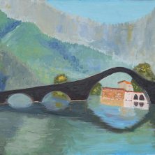 Мост Ла-Маддалена в Тоскане